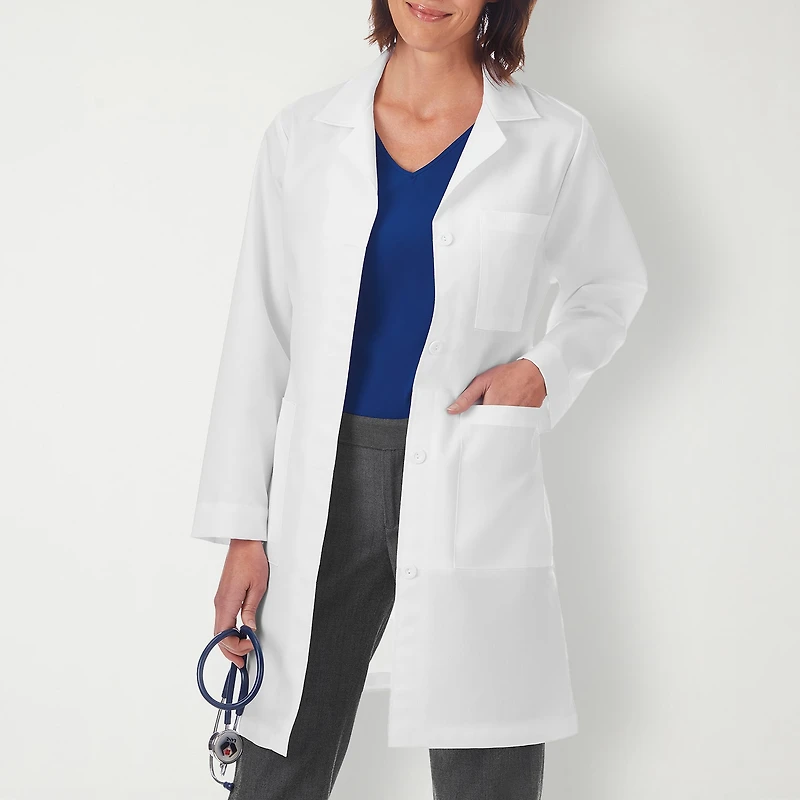 Meta Labwear 1964 37" Womens Long Sleeve Lab Coat