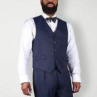 Steve Harvey Mens Stretch Fabric Classic Fit Geometric Suit Vest