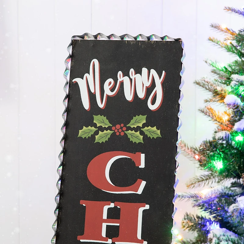 Glitzhome Christmas Porch Sign