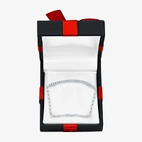 Yes, Please! (G-H / I1-I2) Womens Diamond Accent Lab Grown White Diamond Sterling Silver 18 Inch Tennis Bracelet