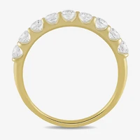 Womens 1/2 CT. T.W. Lab Grown White Diamond 10K Gold Wedding Band