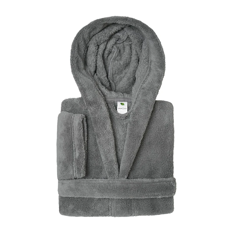 Linum Home Textiles Plus Kids Bathrobe Unisex Long Sleeve Length Robe