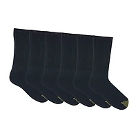 Gold Toe Athletic Sport Mens 6 Pair Crew Socks