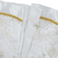 Northlight Poinsettia Scalloped Indoor Tree Skirt