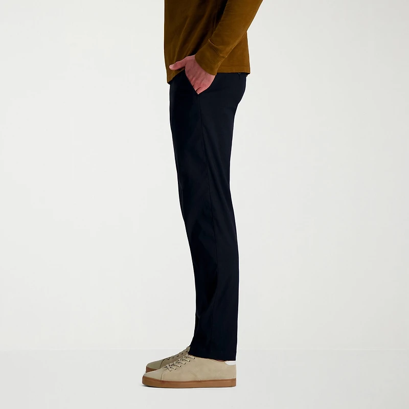 Haggar Life Khaki Flex Mens Comfort Waistband Straight Fit Flat Front Pant