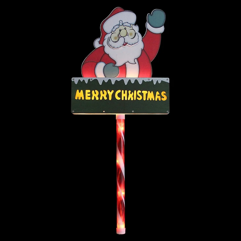Northlight Prelit Santa Claus Lawn Stake Christmas Yard Art