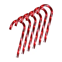 Northlight Candy Cane  Pathway Markers Christmas Yard Art