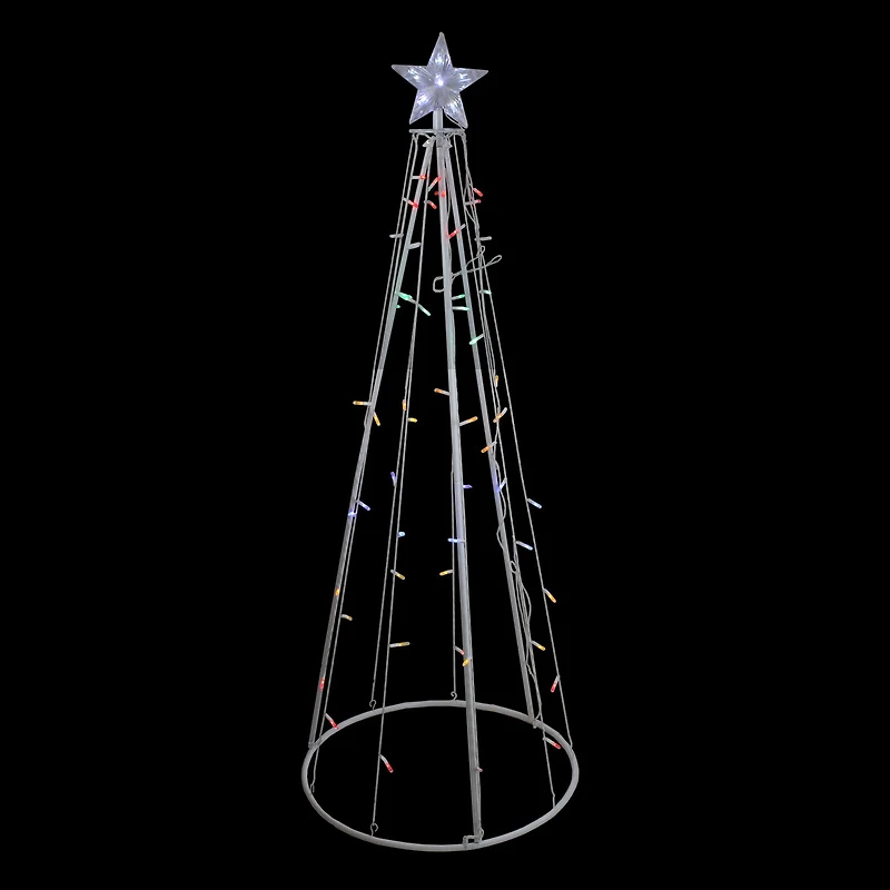 Northlight 5ft Led Cone Tree Christmas Yard Art