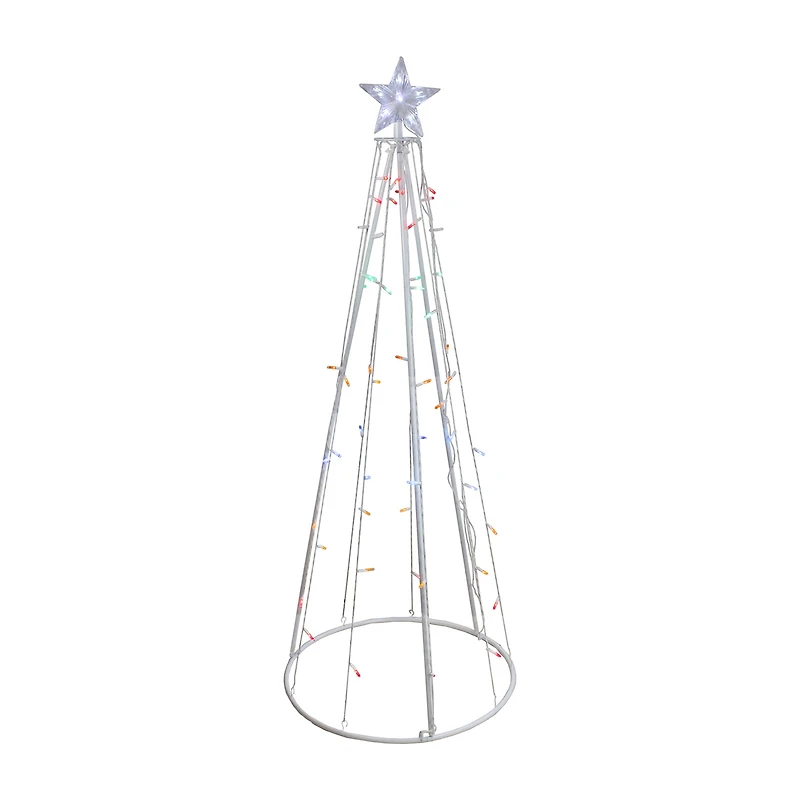 Northlight 5ft Led Cone Tree Christmas Yard Art