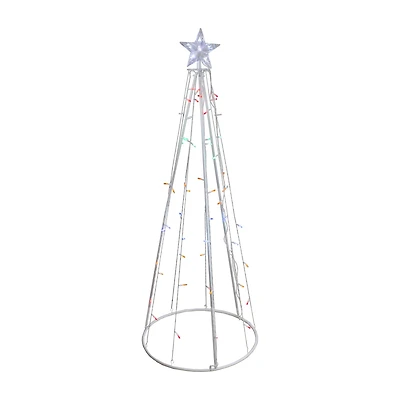 Northlight 5ft Led Cone Tree Christmas Yard Art