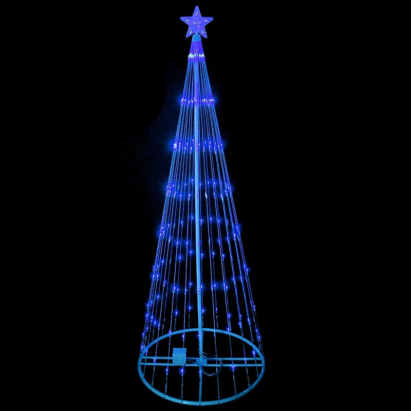 Northlight 12ft Led Show Cone Tree Christmas Yard Art
