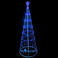 Northlight 12ft Led Show Cone  Tree Christmas Yard Art