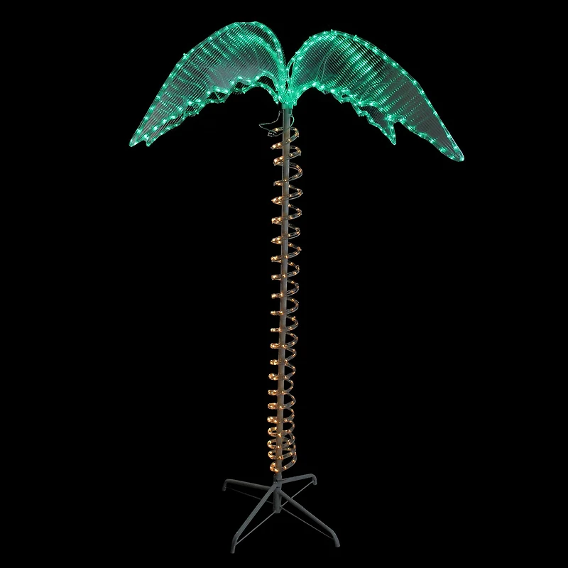 Northlight Led Palm Tree Rope Light Christmas Yard Art