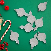 Northlight 4.75in Finial 8-pc Christmas Ornament