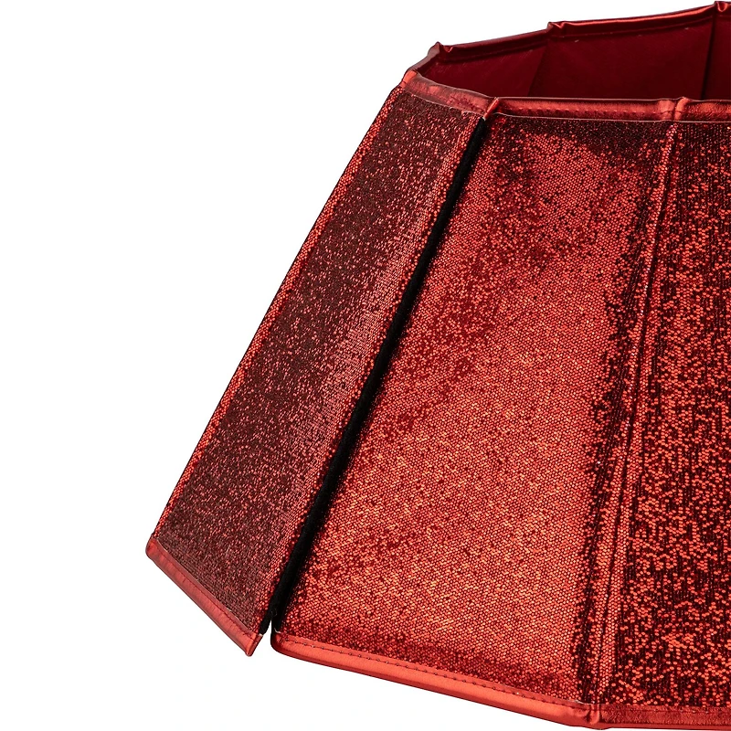 Northlight 26in Fabric Hexagonal Christmas Tree Collar