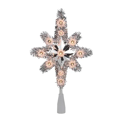 Northlight Tinsel Star Christmas Tree Topper