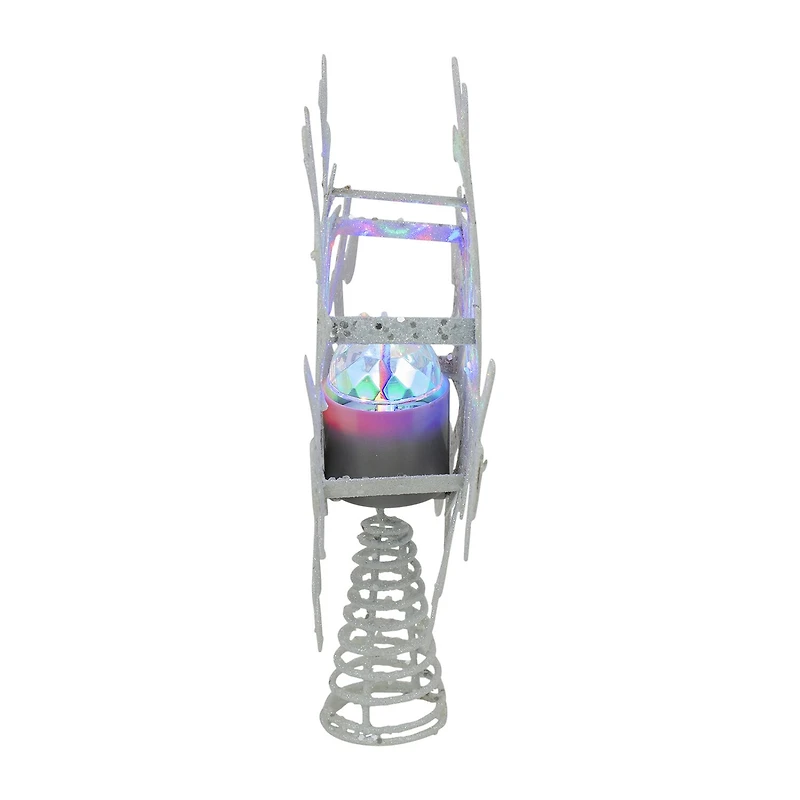 Northlight 12in Prelit Snowflake Christmas Tree Topper