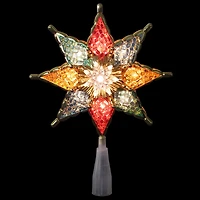 Northlight Pre-Lit Crystal 8-Point Star Christmas Tree Topper