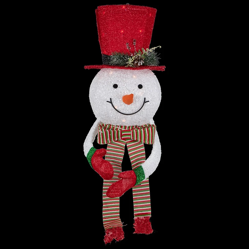 Northlight Prelit Snowman With Hat Christmas Tree Topper