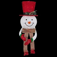 Northlight Prelit Snowman With Hat Christmas Tree Topper