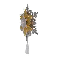Northlight Lighted Snowflake Christmas Tree Topper