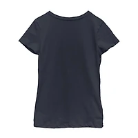 Little & Big Kid Girls Crew Neck Short Sleeve Inside Out T-Shirt