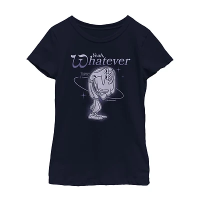 Little & Big Kid Girls Crew Neck Short Sleeve Inside Out T-Shirt