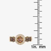 Le Vian® Ring featuring 1 1/10 cts. Chocolate Diamonds® 1/8 Nude Diamonds™ set 14K Vanilla, Honey or Strawberry Gold®
