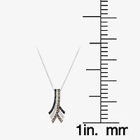 Le Vian® Grand Sample Sale™ Pendant featuring 1/4 CT. Chocolate Diamonds® 1/4 CT. Nude Diamonds™ 1/5 CT. Blackberry Diamonds® set in 14K Vanilla Gold®