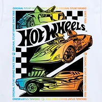 Muscle Car Racing Little & Big Kid Boys Crew Neck Short Sleeve Regular Fit Hot Wheels Graphic T-Shirt