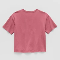 Self Esteem Big Kid Girls Round Neck Short Sleeve T-Shirt