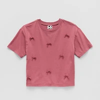 Self Esteem Big Kid Girls Round Neck Short Sleeve T-Shirt