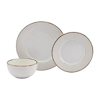 Gallery Monroe 12-pc. Stoneware Dinnerware Set