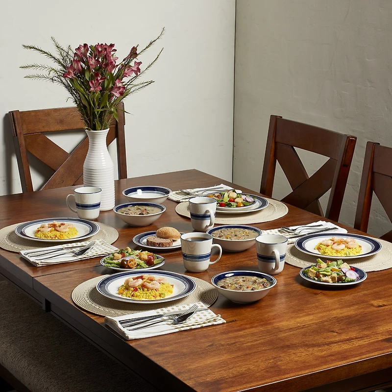 Gallery Isiah 16-pc. Porcelain Dinnerware Set