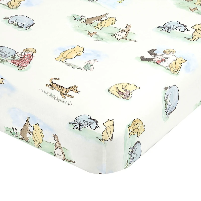 Nojo Classic Winine The Pooh 6-pc. Winnie The Pooh Crib Bedding Set