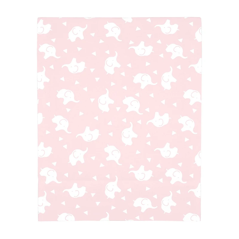 Nojo Pink Elephant Mini Crib Sheet
