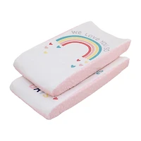Nojo We Love You So 2 Pack Changing Pad Cover