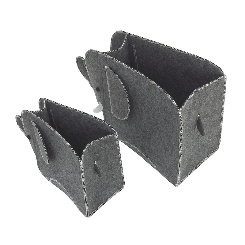 Nojo Little Love By Nojo Elephant 2-pc. Single Compartment Storage Bin