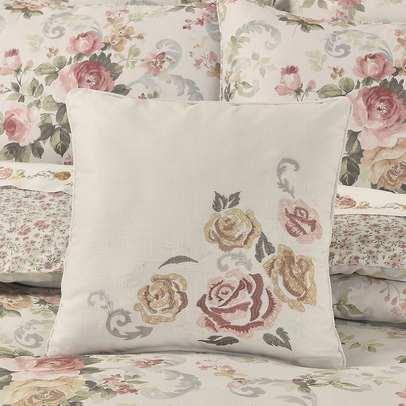Royal Court Chablis Square Throw Pillow