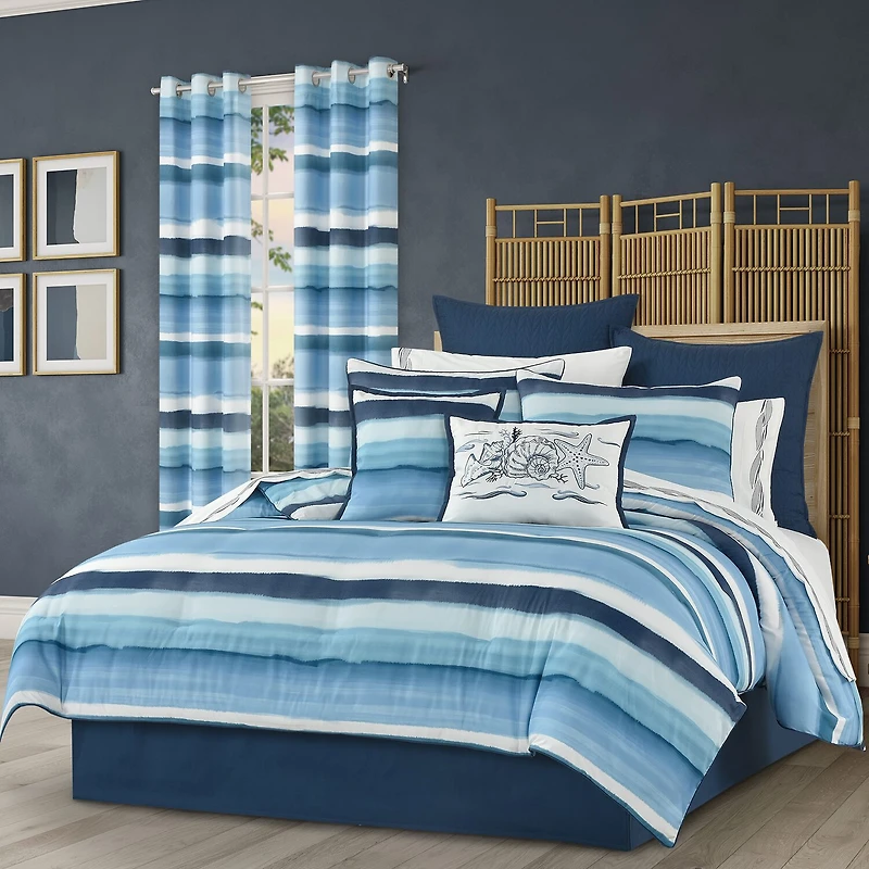 Royal Court Balboa 4-pc. Stripes Midweight Comforter Set