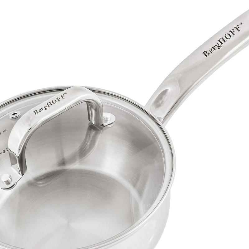 BergHOFF Belly Shape 18/10 Stainless Steel 1.5-qt. Sauce Pan
