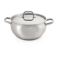 BergHOFF Belly Shape 18/10 Stainless Steel 5.5-qt. Stockpot with Lid