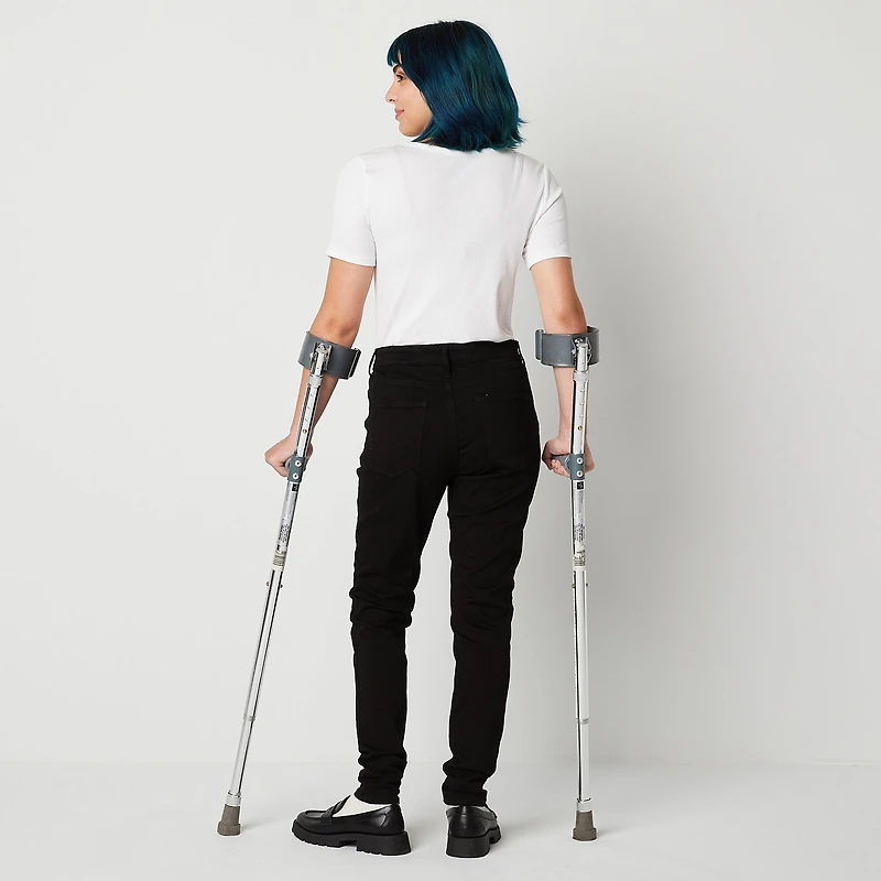 a.n.a. Womens Mid Rise Adaptive Skinny Jegging