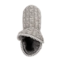 Muk Luks Womens Bootie Slippers