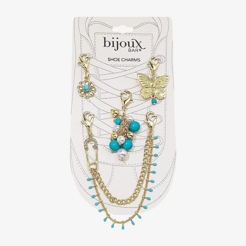 Bijoux Bar Butterfly Flower Valentines Day Shoe Charm