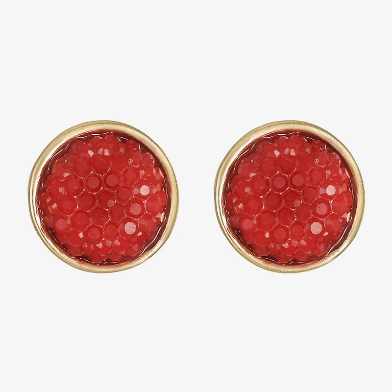 Mixit Gold Tone 12mm Stud Earrings