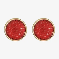 Mixit Gold Tone 12mm Stud Earrings
