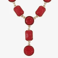 Mixit Gold Tone Womens 17 Inch Y Necklace