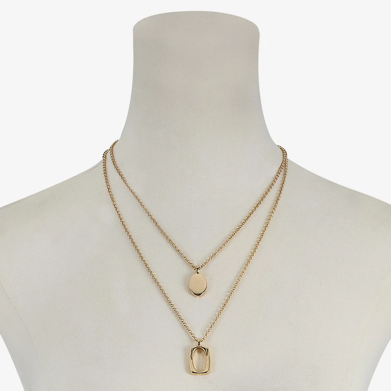 Liz Claiborne Layered Womens 18 Inch Strand Necklace