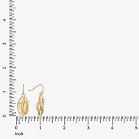 Liz Claiborne Textured Womens Oval Drop Earrings